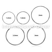 sell high polished surgical steel xl sized seamless ring