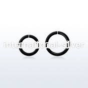 selt14 anodized surgical steel seamless and segment rings ear othersear lobe eyebrow intim nipple nose bridge septum piercing