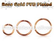 seltt16 seamless segment rings anodized surgical steel 316l nose