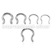 sepd straight barbells surgical steel 316l septum