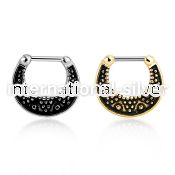 sepf16 straight barbells surgical steel 316l septum