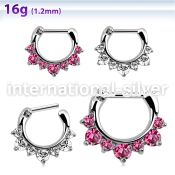 seph16 straight barbells surgical steel 316l septum