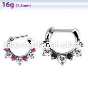 sephx16 straight barbells surgical steel 316l septum