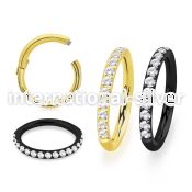 sgshb10t anodized steel hinged segment hoop 14g outward cnc