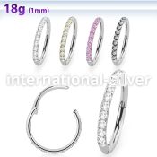 sgshs10 steel hinged segment hoop 18g cnc pave set cz