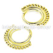 sgtsh16 anodized steel hinged segment hoop chain balls