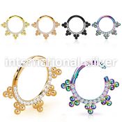 sgtsh17 anodized steel hinged segment hoop bohemian cz