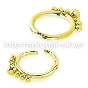 sgtsh4 anodized steel hinged segment hoop multi balls