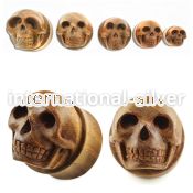 skte plugs gauges organic body jewelry ear lobe