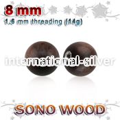 snball8 loose body jewelry parts organic body jewelry 