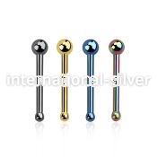 snbbt nose bone anodized surgical steel 316l nose