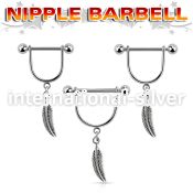 snpod1 straight barbells surgical steel 316l nipple