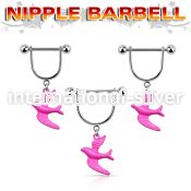 snpod8 straight barbells surgical steel 316l nipple