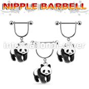 snpod9 straight barbells surgical steel 316l nipple