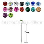 sns18 bend it to fit nose studs surgical steel 316l 