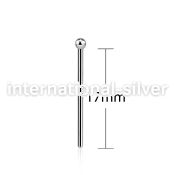 snyb18 bend it to fit nose studs surgical steel 316l nose