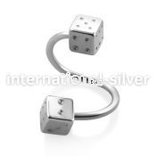 spesdi4 spirals twisters surgical steel 316l eyebrow