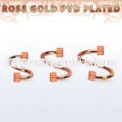 spettd25 spirals twisters anodized surgical steel 316l eyebrow