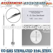 sset07 professional piercing kit steel tongue piercing needle