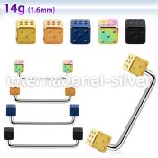 suddt5 surface piercing anodized surgical steel 316l surface piercings