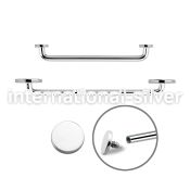 sudie straight barbells surgical steel 316l surface piercings