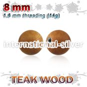 teball8 loose body jewelry parts organic body jewelry 
