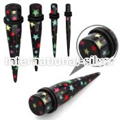 tpaar tapers acrylic body jewelry ear lobe