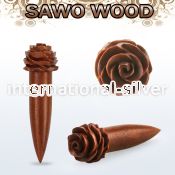 tpsafl tapers organic body jewelry ear lobe