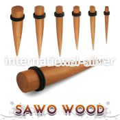 tpter tapers organic body jewelry ear lobe