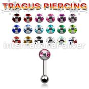 trg9 straight barbells surgical steel 316l tragus