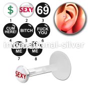 trgl4 labrets lip rings bioflex ptfe tragus