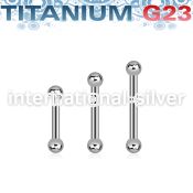 ubbeb25 titanium g23 barbell ball