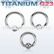 ubcr10 hoops captive rings titanium g23 implant grade ear lobe