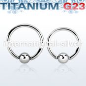 ubcr12 hoops captive rings titanium g23 implant grade ear lobe