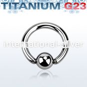 ubcr8 hoops captive rings titanium g23 implant grade ear lobe