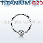 ubcrg hoops captive rings titanium g23 implant grade ear lobe