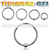 ubcrs hoops captive rings titanium g23 implant grade nose