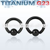 ubcrt8 hoops captive rings anodized titanium g23 implant grade ear lobe