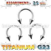ublk23 horseshoes titanium g23 implant grade belly button