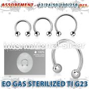 ublk474 horseshoes titanium g23 implant grade belly button