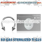 ublk475 horseshoes titanium g23 implant grade belly button