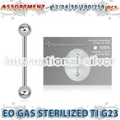 ublk476 straight barbells titanium g23 implant grade tongue