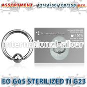 ublk489 hoops captive rings titanium g23 implant grade ear lobe