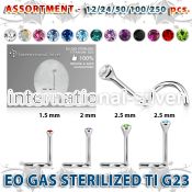ublk490 l shape nose studs titanium g23 implant grade nose