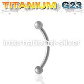 ubne25 micro curved barbells titanium g23 implant grade eyebrow
