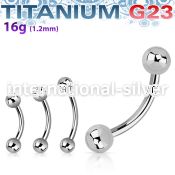 ubneb micro curved barbells titanium g23 implant grade eyebrow