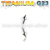ubnen25 micro curved barbells titanium g23 implant grade eyebrow