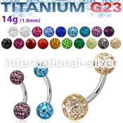 ubnfr56 belly rings titanium g23 implant grade belly button