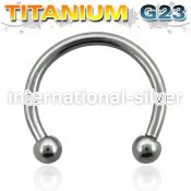 ucbe25 horseshoes titanium g23 implant grade belly button