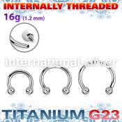 ucbeb25i titanium internal horseshoe balls